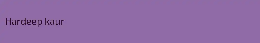 Hardeep kaur
